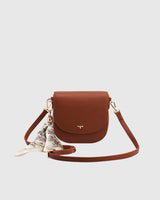 Tan Saddle Crossbody Bag
