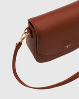 Tan Saddle Crossbody Bag