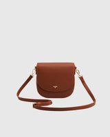 Tan Saddle Crossbody Bag
