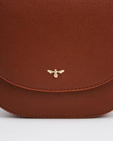 Tan Saddle Crossbody Bag