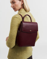 Laura Small Backpack in Burgundy