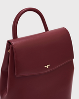 Laura Small Backpack in Burgundy