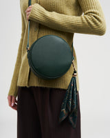 Chloe Circle Bag in Forest Green