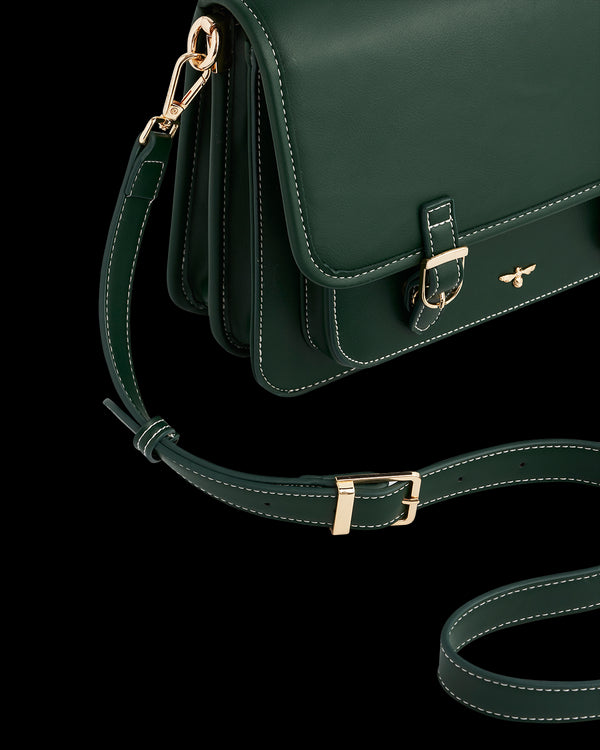 Into the Woods Green Classic Satchel