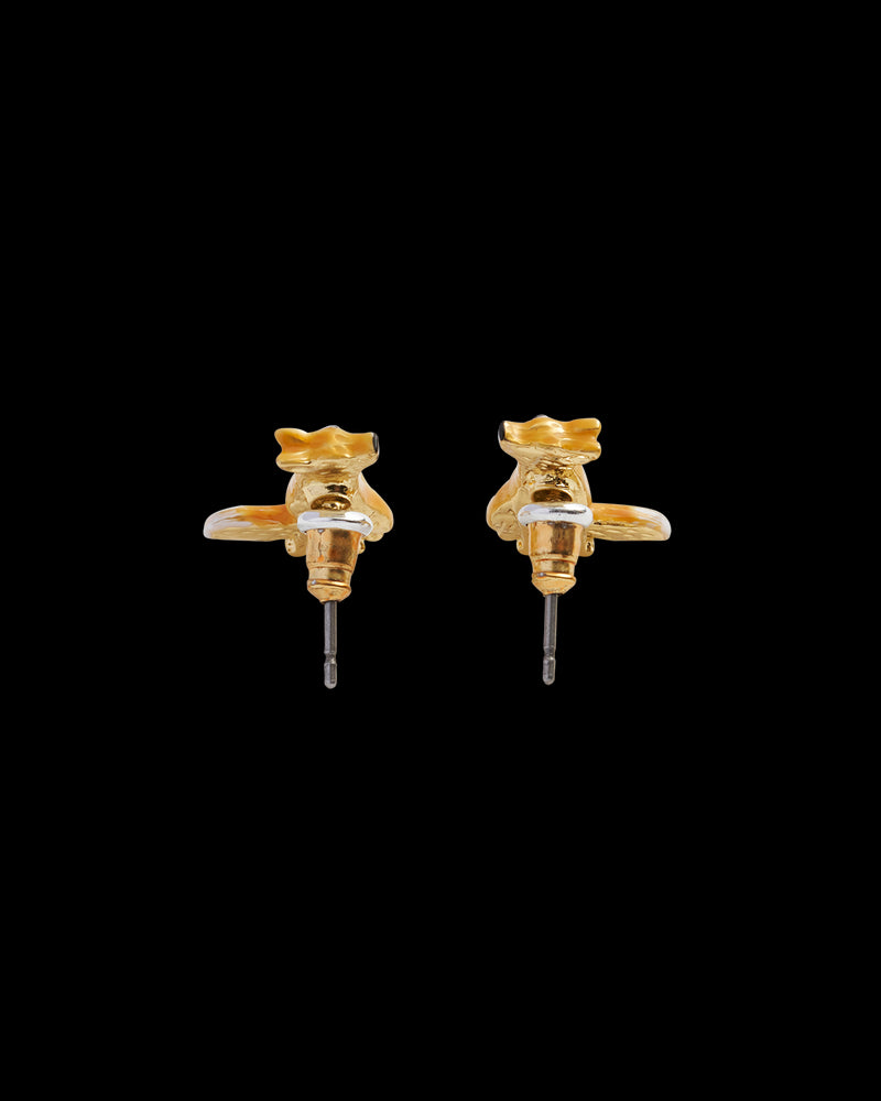 Enamel Fox Earrings