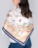 Wonderland Narrative Square Scarf