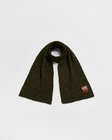 Flecked Yarn Green Scarf Wrap