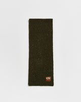 Flecked Yarn Green Scarf Wrap