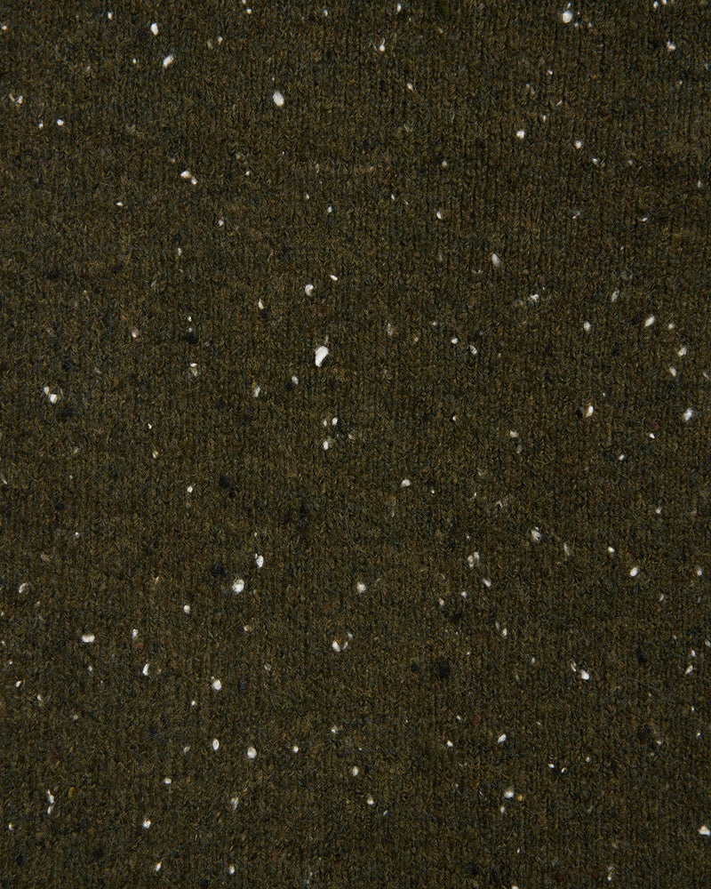 Flecked Yarn Green Scarf Wrap