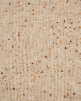 Flecked Yarn Taupe Scarf Wrap