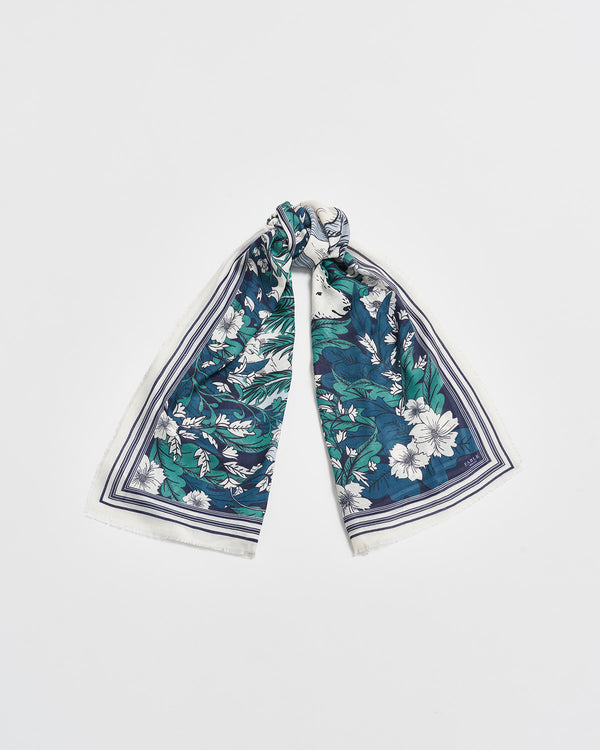 Solara Tales Teal Scarf
