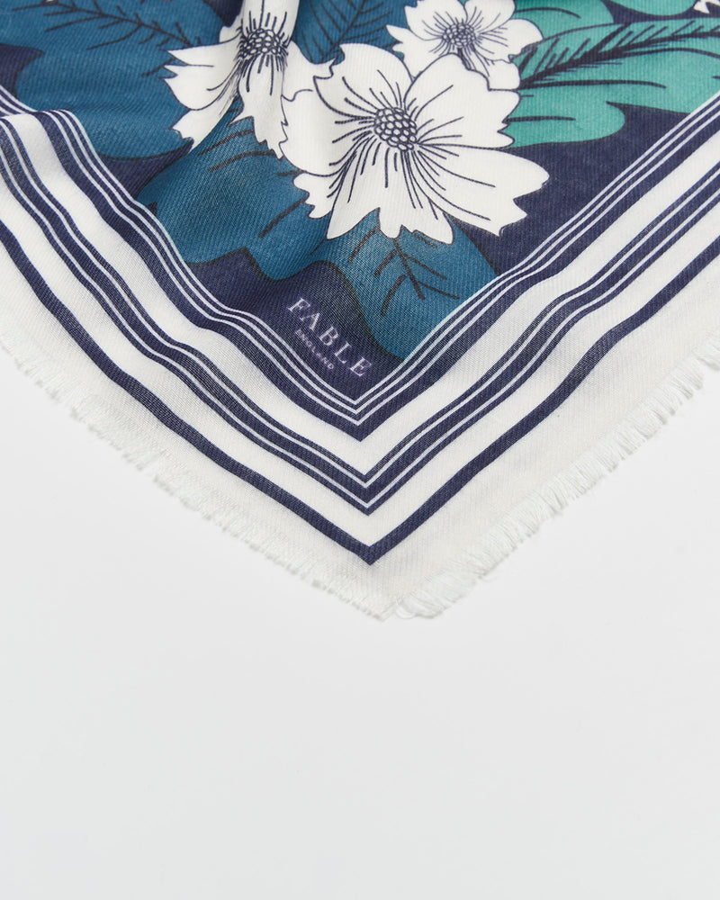 Solara Tales Teal Scarf