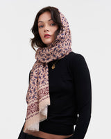 Paisley Folk Caramel Square Scarf