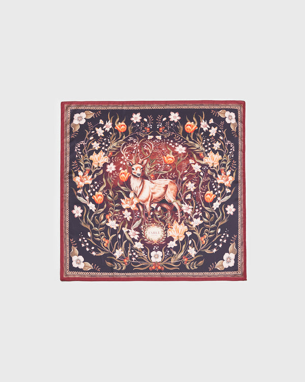 Aurora Tales Peach Square Scarf