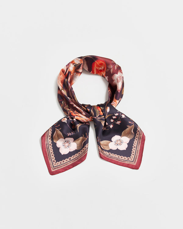 Aurora Tales Peach Square Scarf