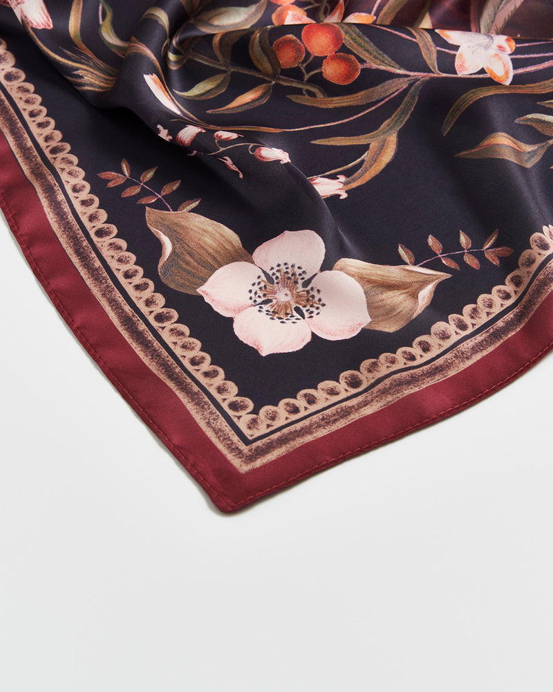 Aurora Tales Peach Square Scarf