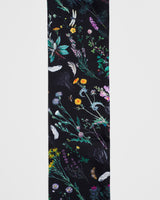 Wilderness Black Silky Scarf