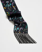 Wilderness Black Silky Scarf