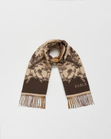 Woodland Tales Taupe Jacquard Scarf