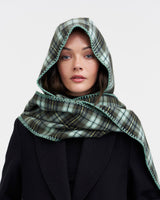 Cathy Green Hooded Scarf