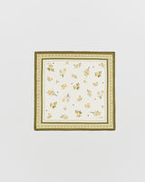 Nouveau Floral Yellow Scarf