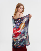Freya Narrative Navy Scarf