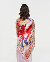 Freya Narrative Pink Scarf
