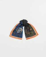 Woodland Meadow Large Rectangle Scarf in Midnight