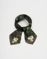 Orla Narrative Medium Square Scarf in Khaki