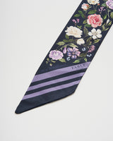 Selene Skinny Scarf in Navy
