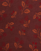 Blackberry Long Jacquard Scarf in Burgundy