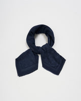 Selene Large Square Jacquard Scarf in Navy