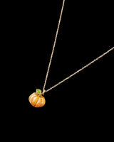 Enamel Pumpkin Short Necklace