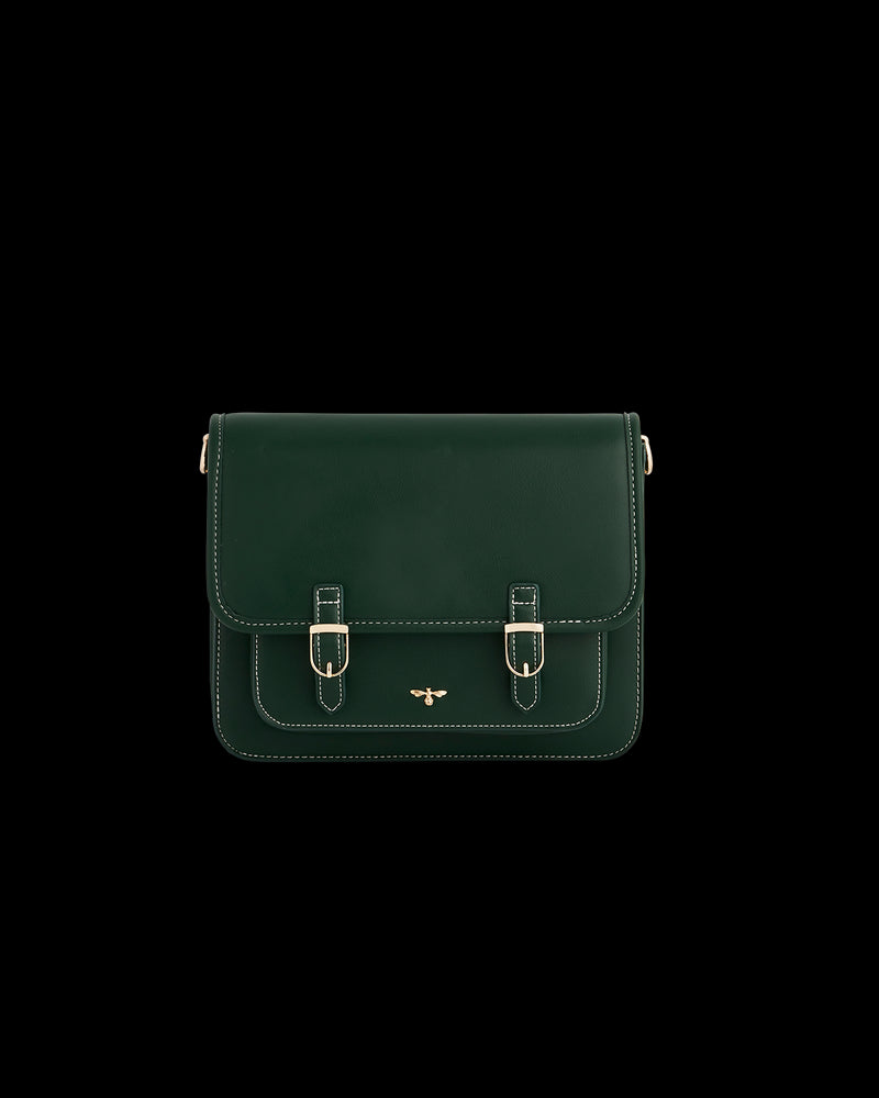 Into the Woods Green Classic Satchel