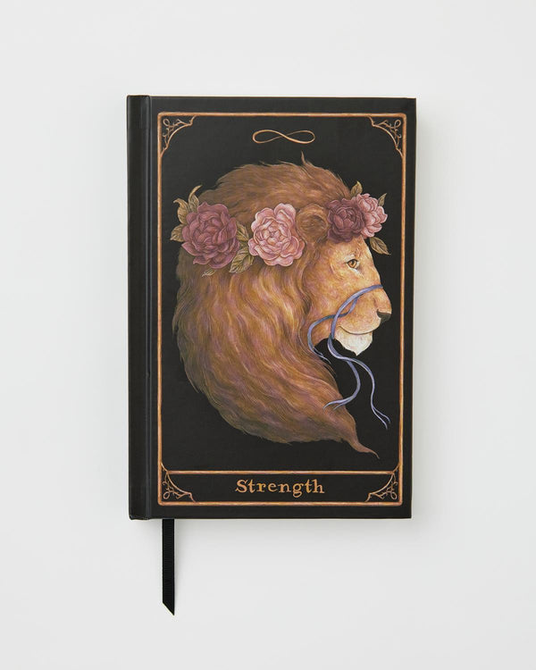 Jessica Roux Tarot Tales Ruled Notebook Strength