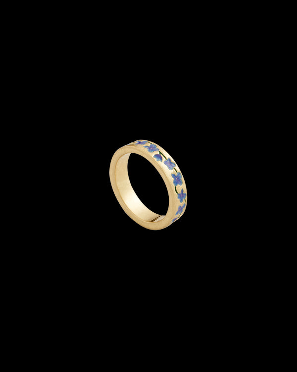 Blue Forget Me Not Ring