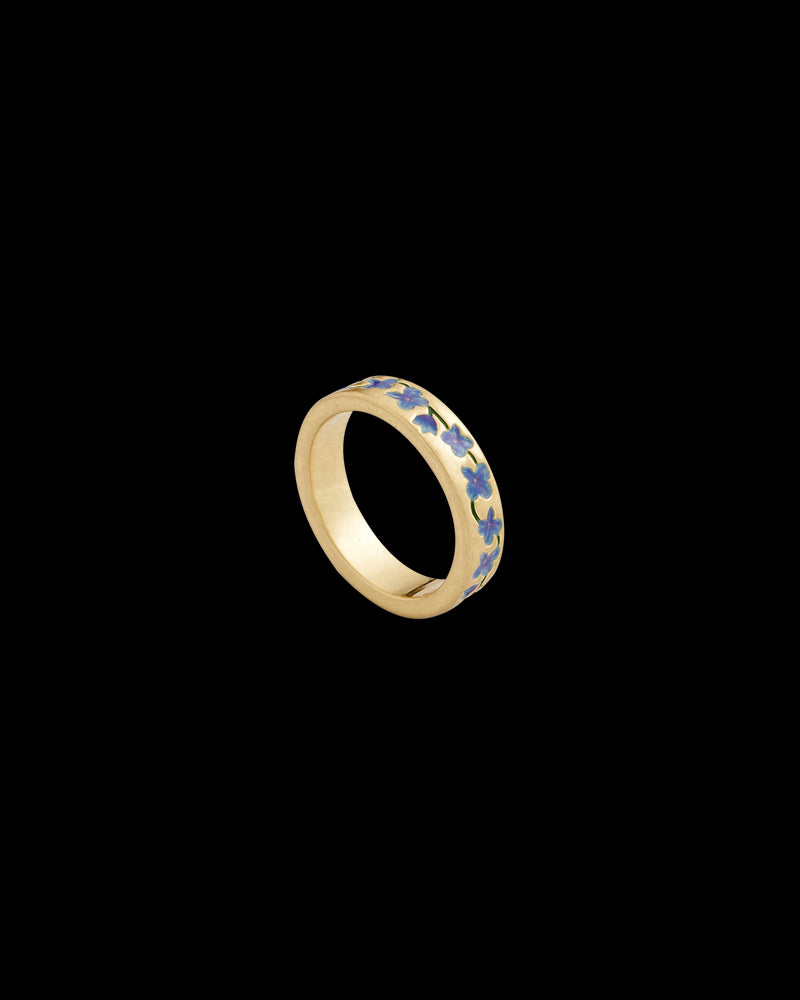 Blue Forget Me Not Ring