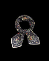 Wolf Garden Navy Square Scarf
