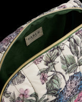 Hydrangea Large Quilted Makeup Bag