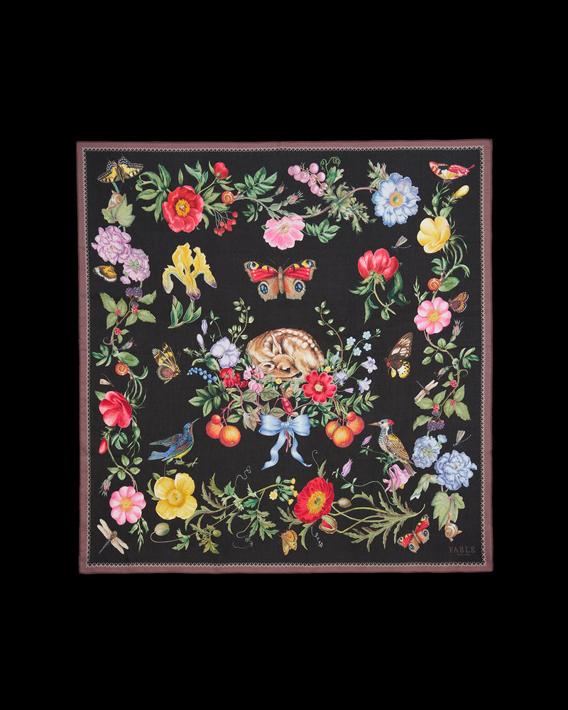 Alice's Garden Square Scarf