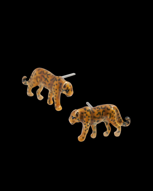 Leopard Stud Earrings