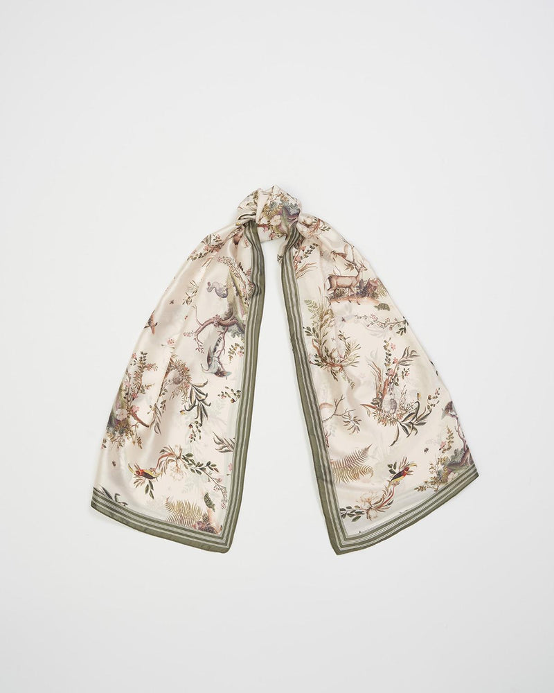 Wonderland Toile Silky Scarf