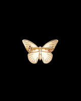Enamel Orange Butterfly Brooch