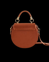 Sleepy Fawn Embroidered Satin Saddle Bag