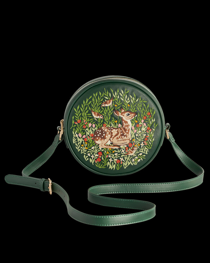 Chloe Fawn Circle Bag - Green