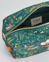 Catherine Rowe Into the Woods Green Travel Pouch