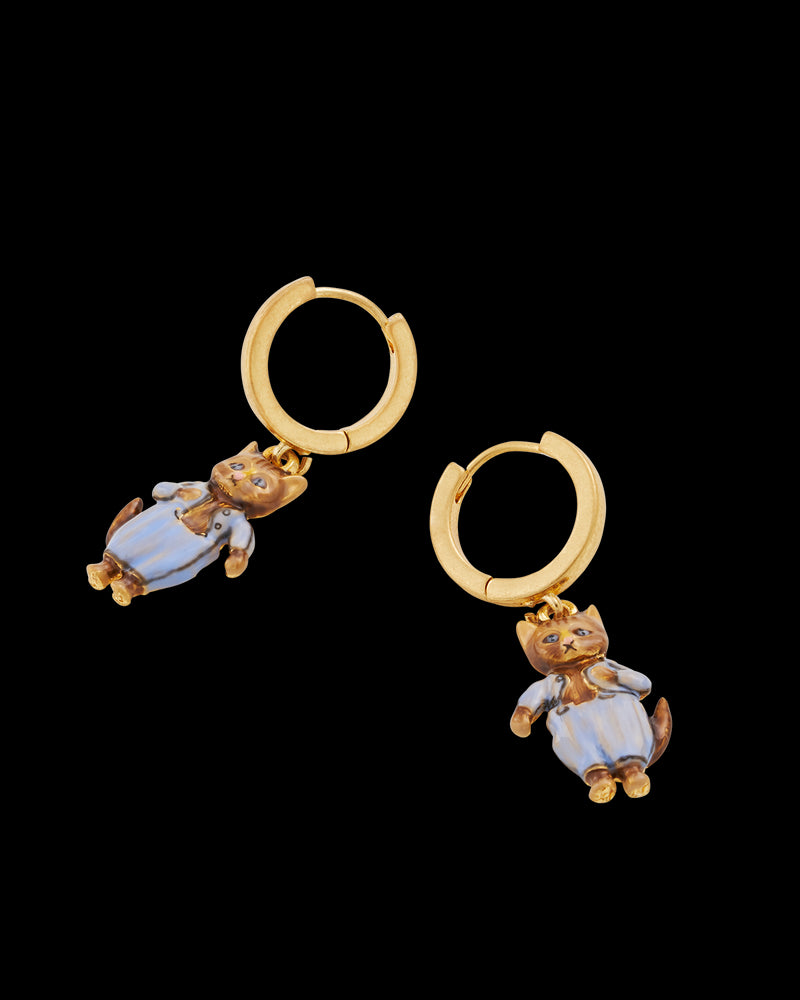 Fable England x Peter Rabbit Tom Kitten Earrings
