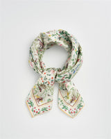 Meadow Creatures Marshmellow Yellow Square Scarf