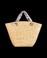 Tree Of Life Basket Bag - Raffia