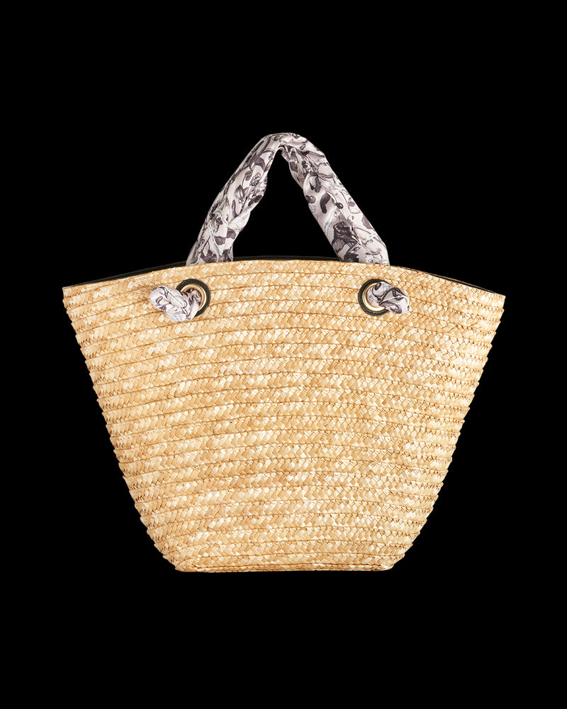 Tree Of Life Basket Bag - Raffia